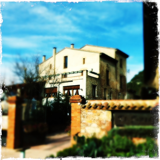Beautiful old farmhouse in the hills just outside of Barcelona.