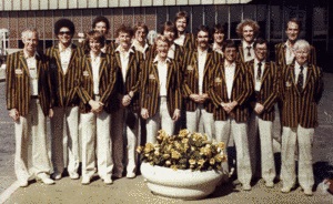 Australian Basketball Team (Moscow 1980).  Alan is in the front row, third from the right.