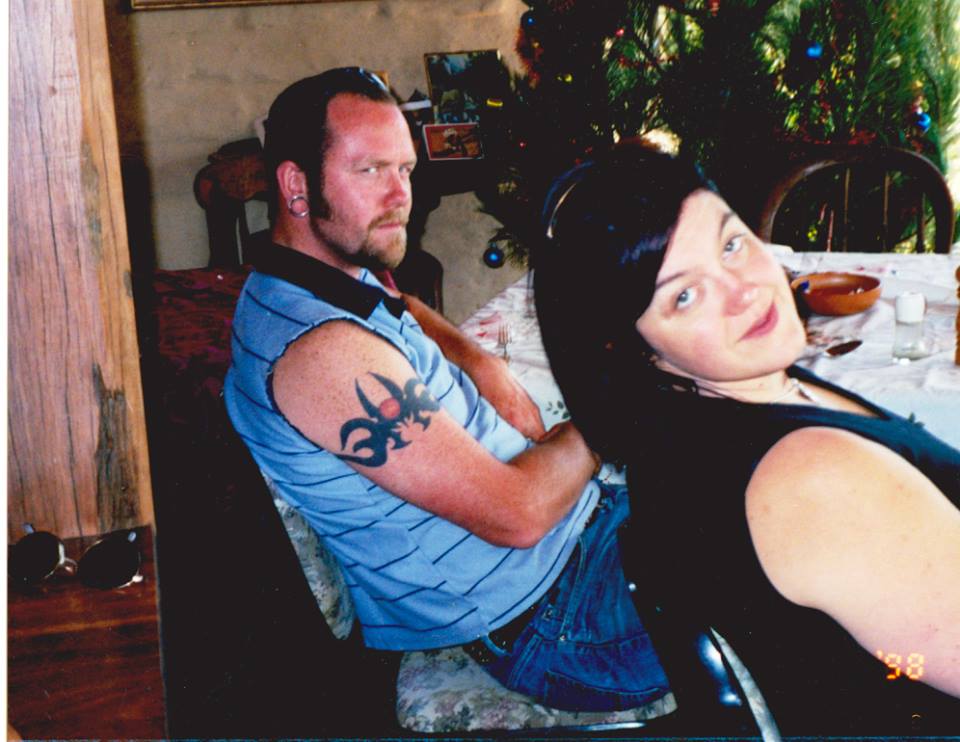 The classic Jack and Dee "stinkeye" If you didn't know him, or if you met him in a dark alley, you might be scared. That is, until he gave you a great, big, warm bear hug.