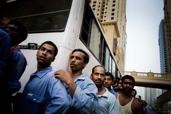 Workers in Dubai